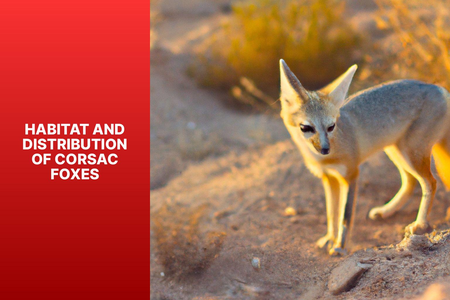 Habitat and Distribution of Corsac Foxes - Corsac Fox Behavior 