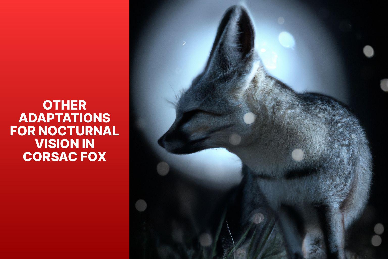 Other Adaptations for Nocturnal Vision in Corsac Fox - Corsac Fox Night Vision 