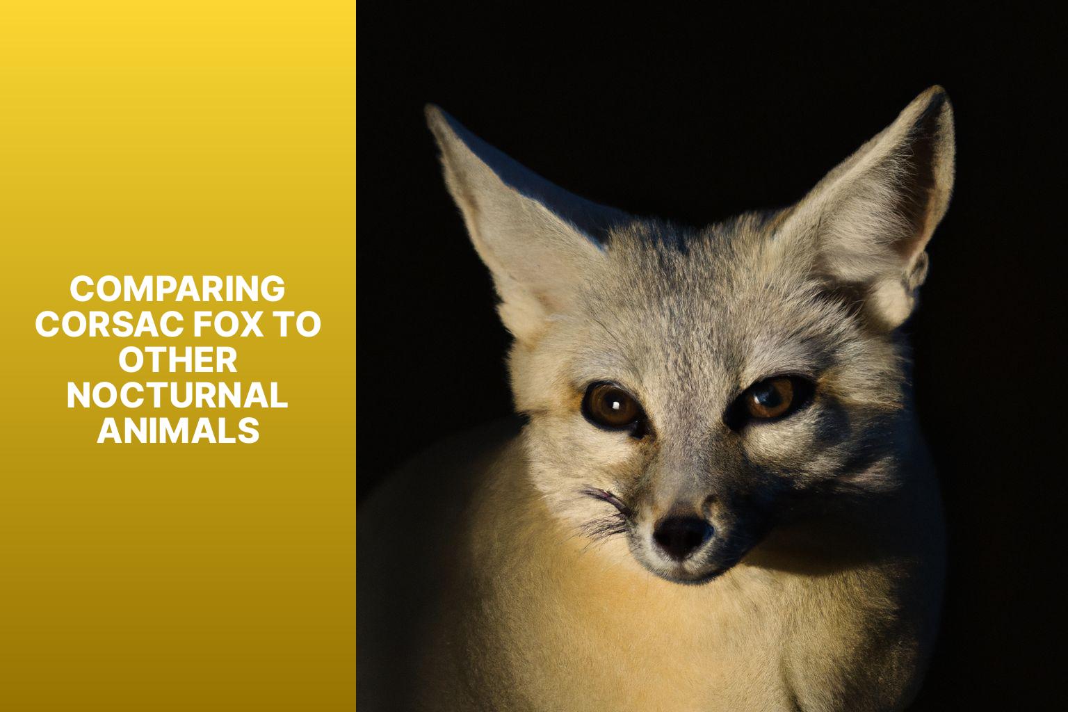 Comparing Corsac Fox to Other Nocturnal Animals - Corsac Fox Night Vision 