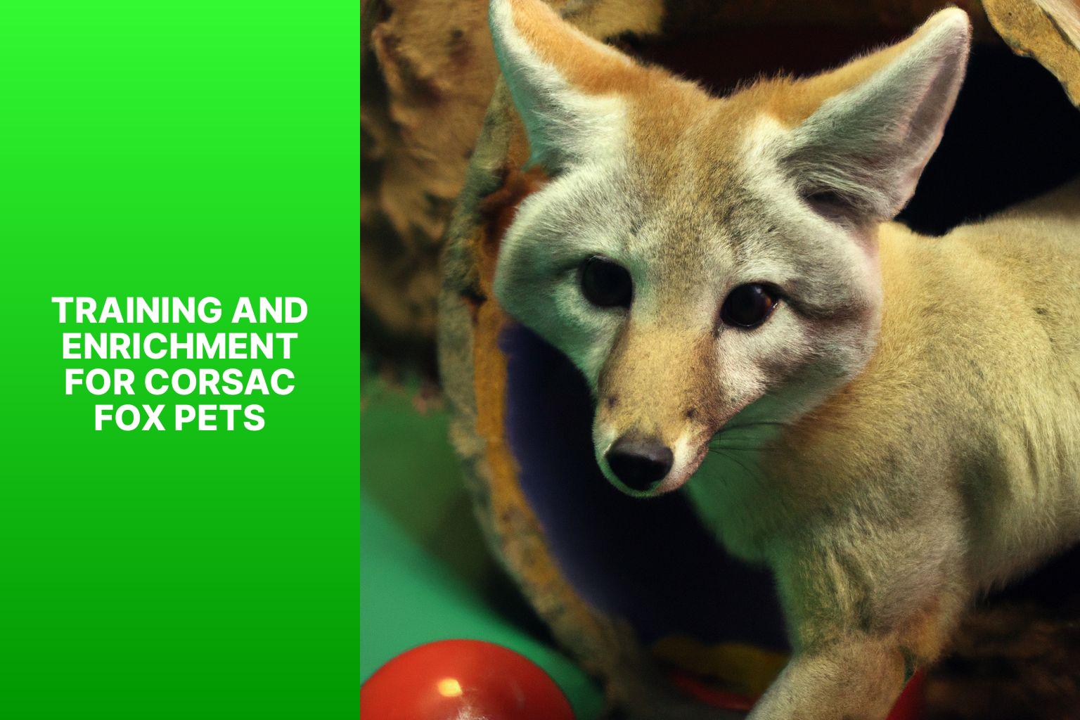 Training and Enrichment for Corsac Fox Pets - Corsac Fox Pet 