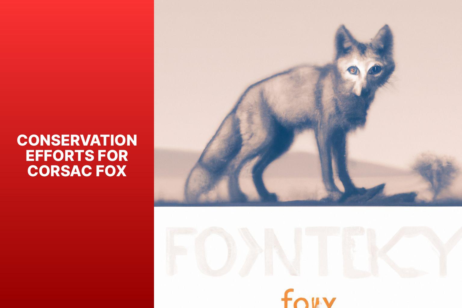 Conservation Efforts for Corsac Fox - Corsac Fox Predators 