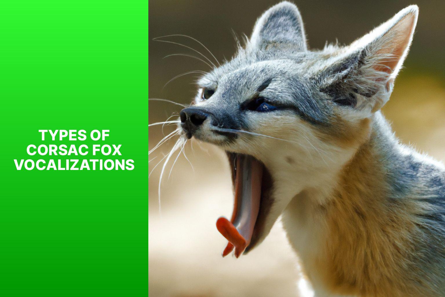Types of Corsac Fox Vocalizations - Corsac Fox Vocalizations and Sounds 