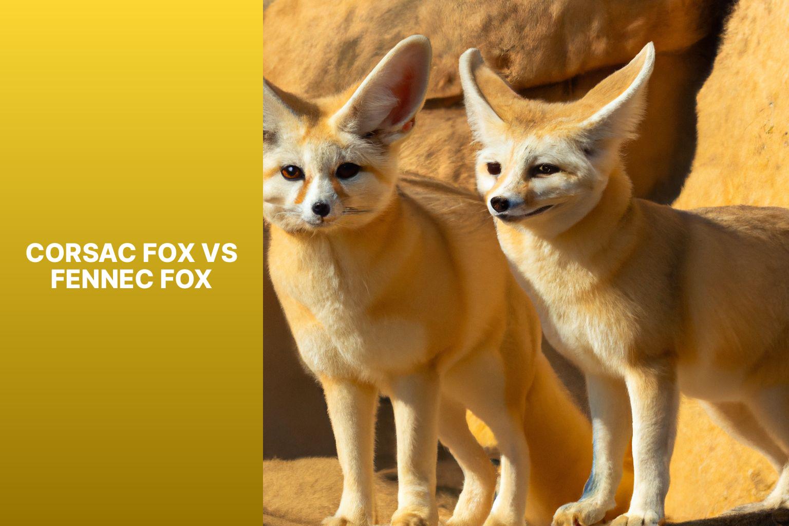 Corsac Fox vs Fennec Fox: Comparing the Traits and Characteristics