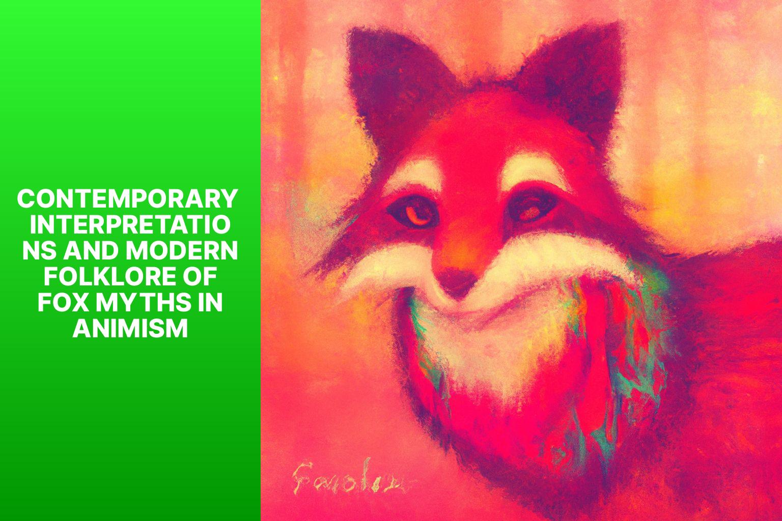 Contemporary Interpretations and Modern Folklore of Fox Myths in Animism - Fox Myths in Animism 