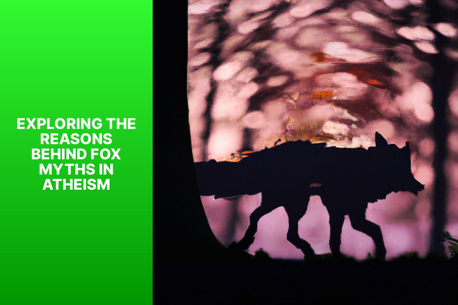 Exploring the reasons behind Fox Myths in Atheism - Fox Myths in Atheism 