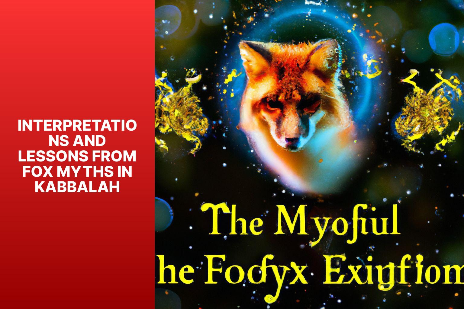 Interpretations and Lessons from Fox Myths in Kabbalah - Fox Myths in Kabbalah 