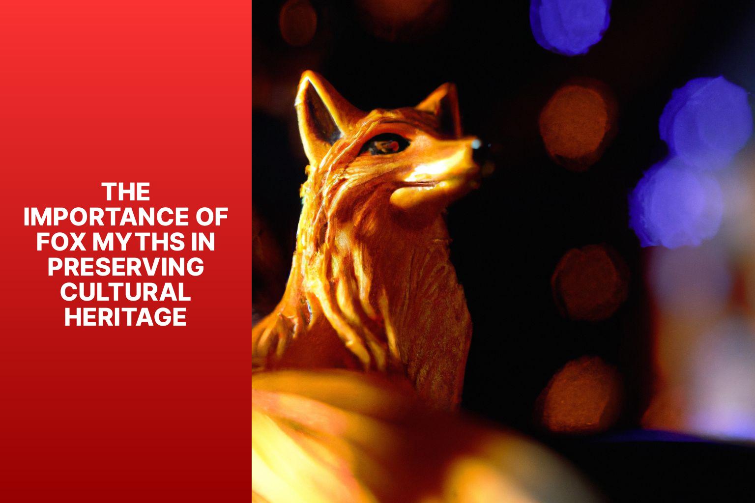 The Importance of Fox Myths in Preserving Cultural Heritage - Fox Myths in Modern Times 