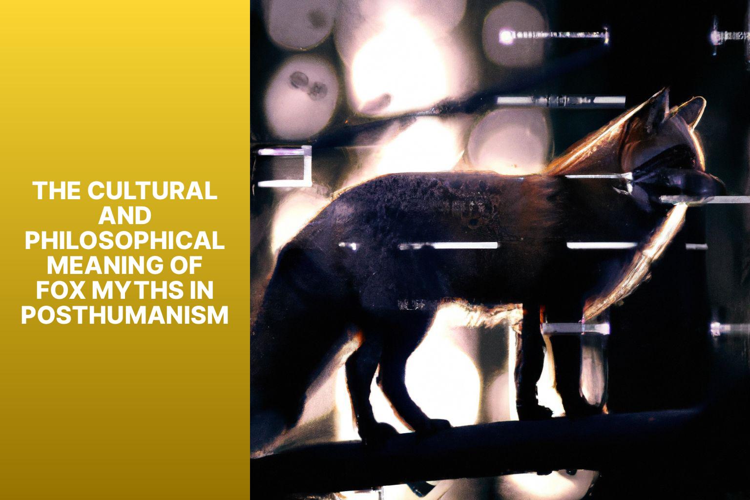 The Cultural and Philosophical Meaning of Fox Myths in Posthumanism - Fox Myths in Posthumanism 