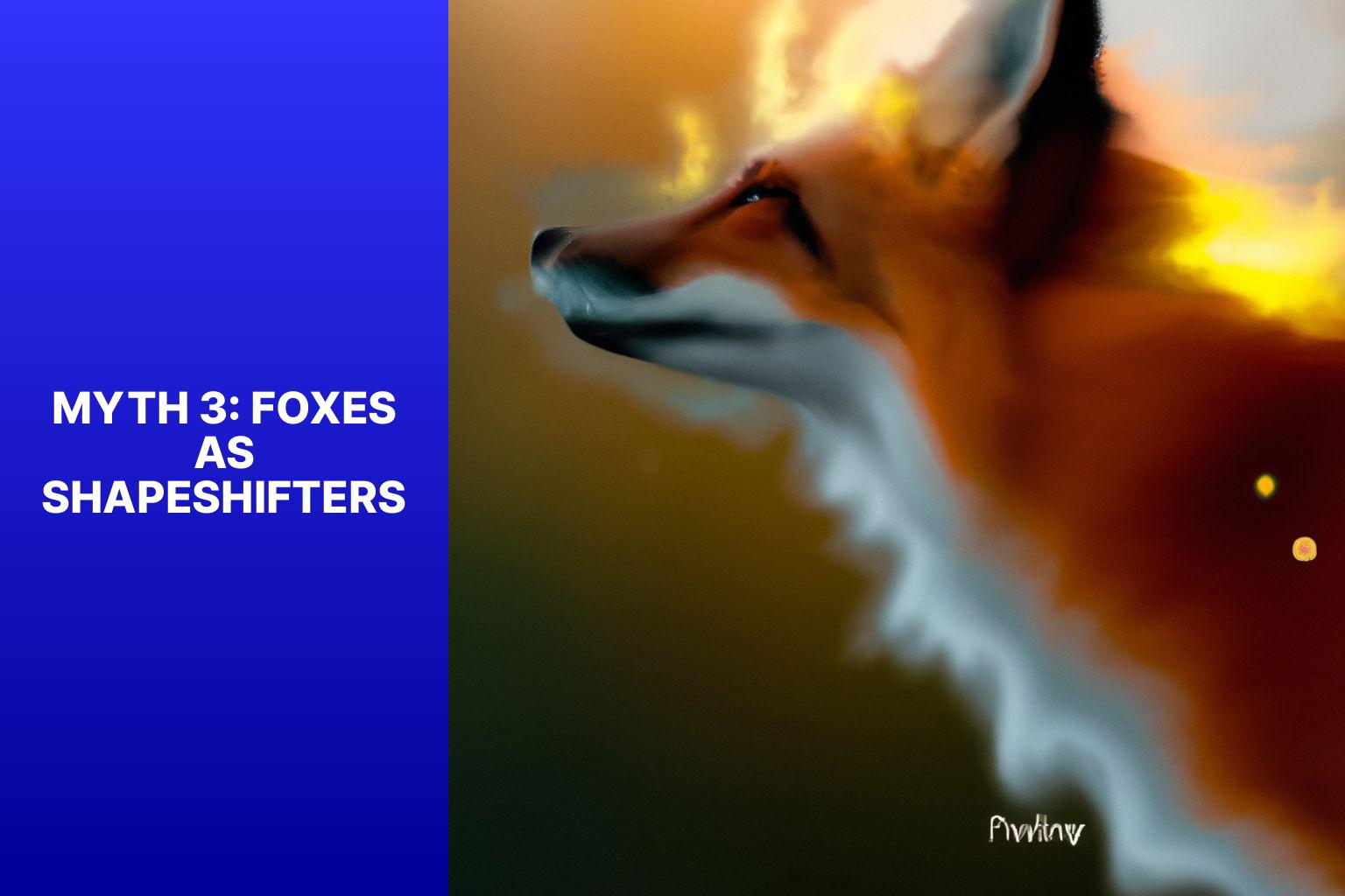Myth 3: Foxes as Shapeshifters - Fox Myths in Unexplained Phenomena 
