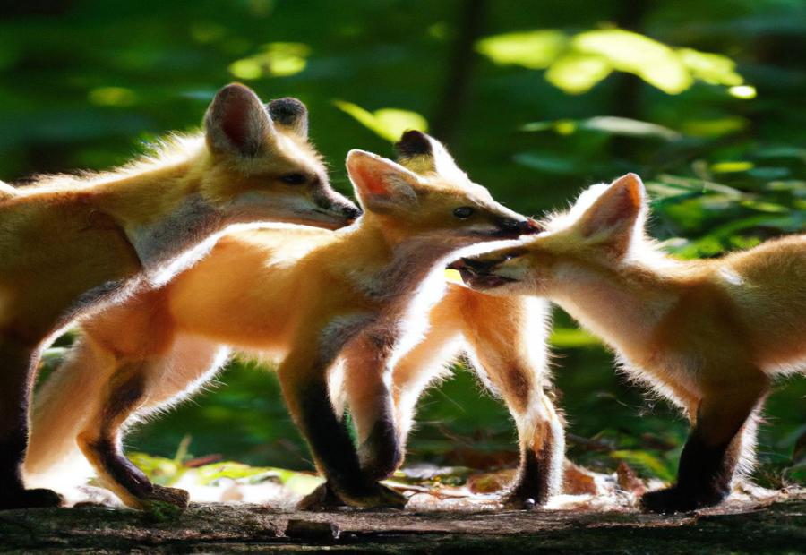 Baby Foxes and Their Mother - how long do baby foxes stay with their mother 