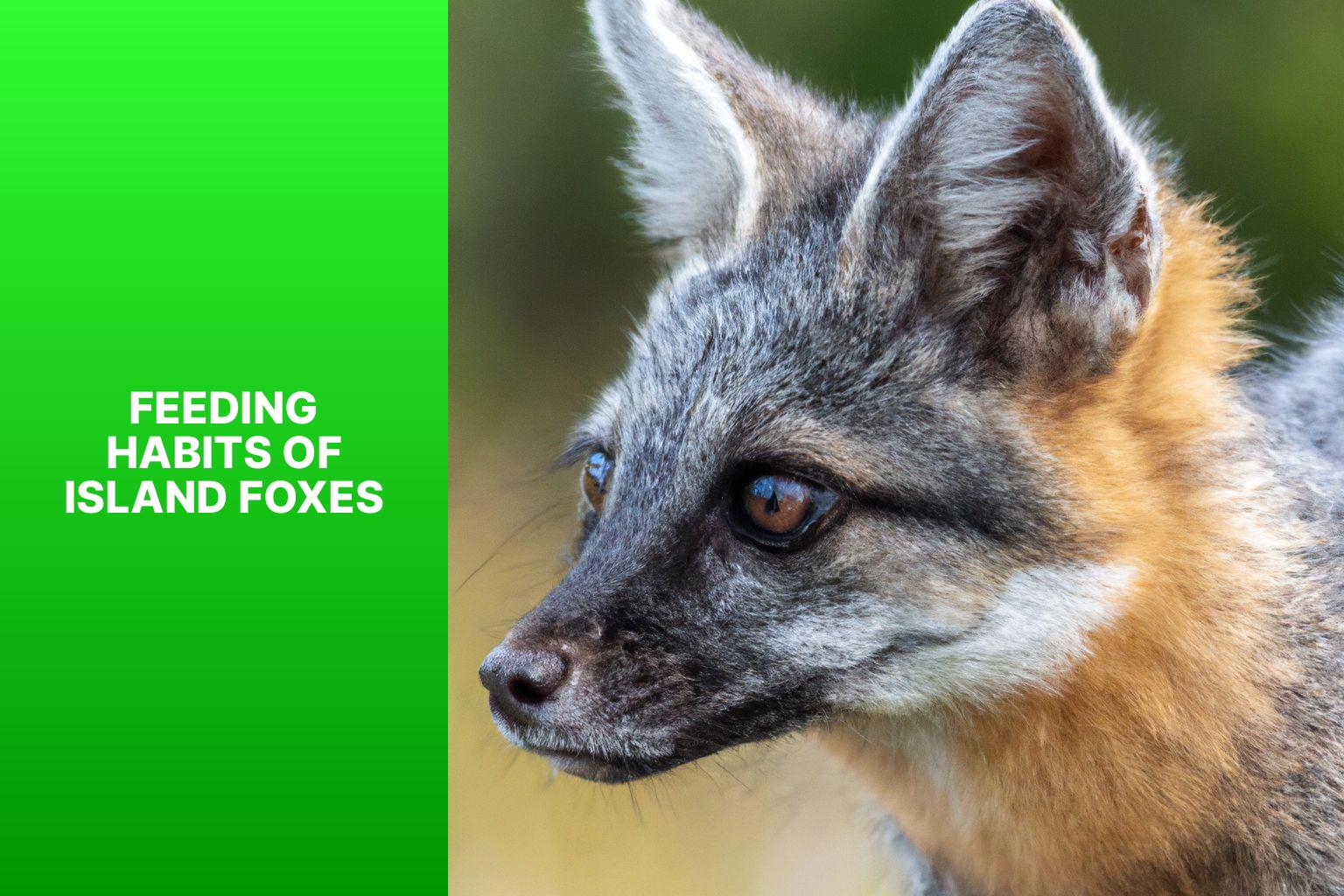 Feeding Habits of Island Foxes - Island Fox Behavior 