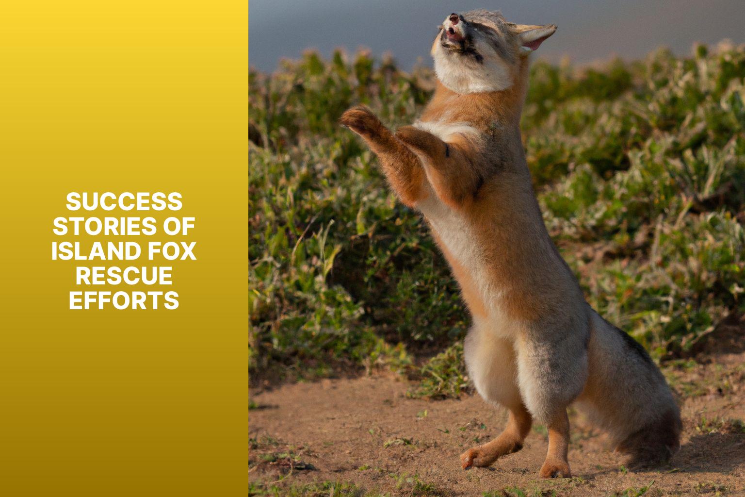 Success Stories of Island Fox Rescue Efforts - Island Fox Rescue Efforts 