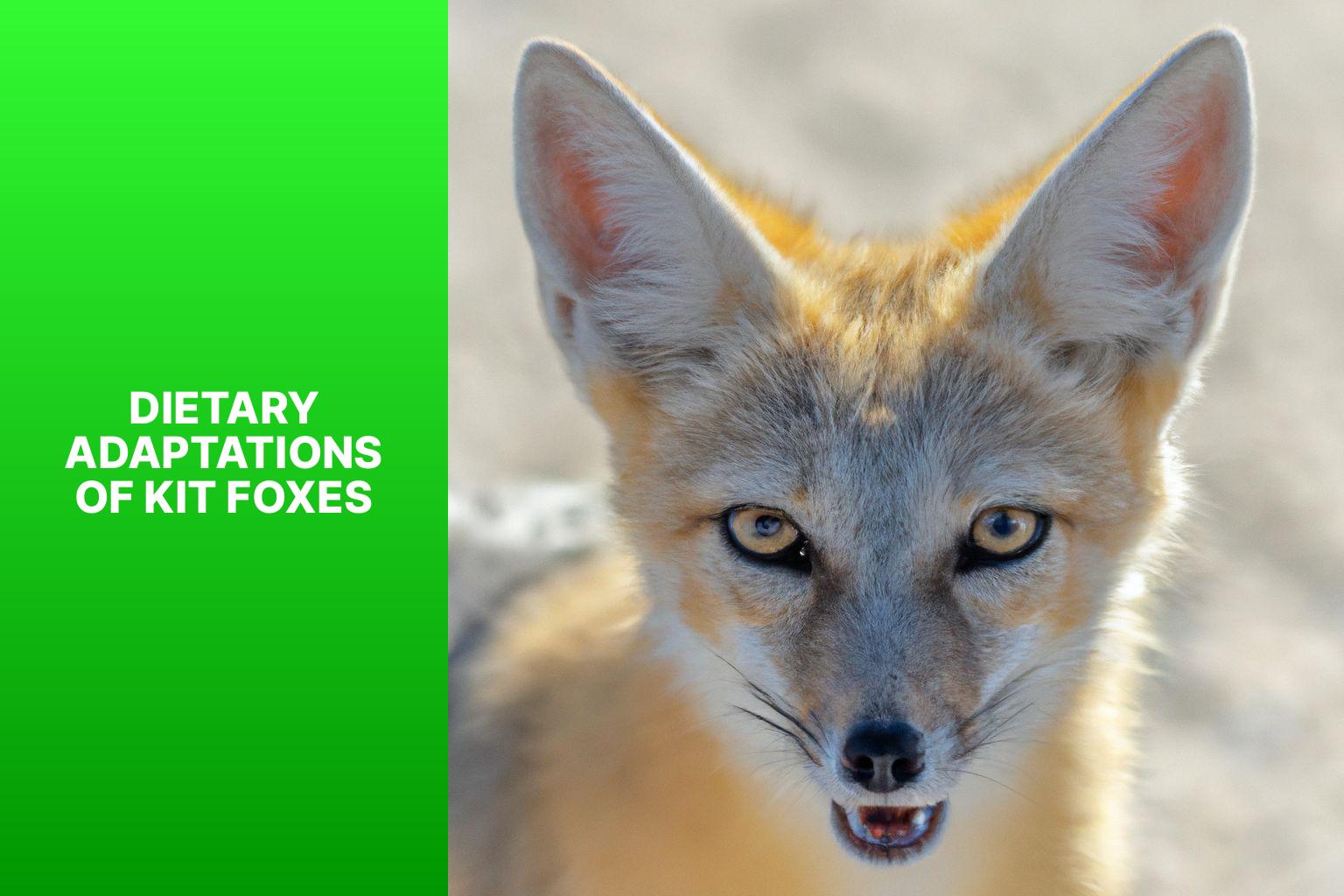 Dietary Adaptations of Kit Foxes - Kit Fox Adaptations 