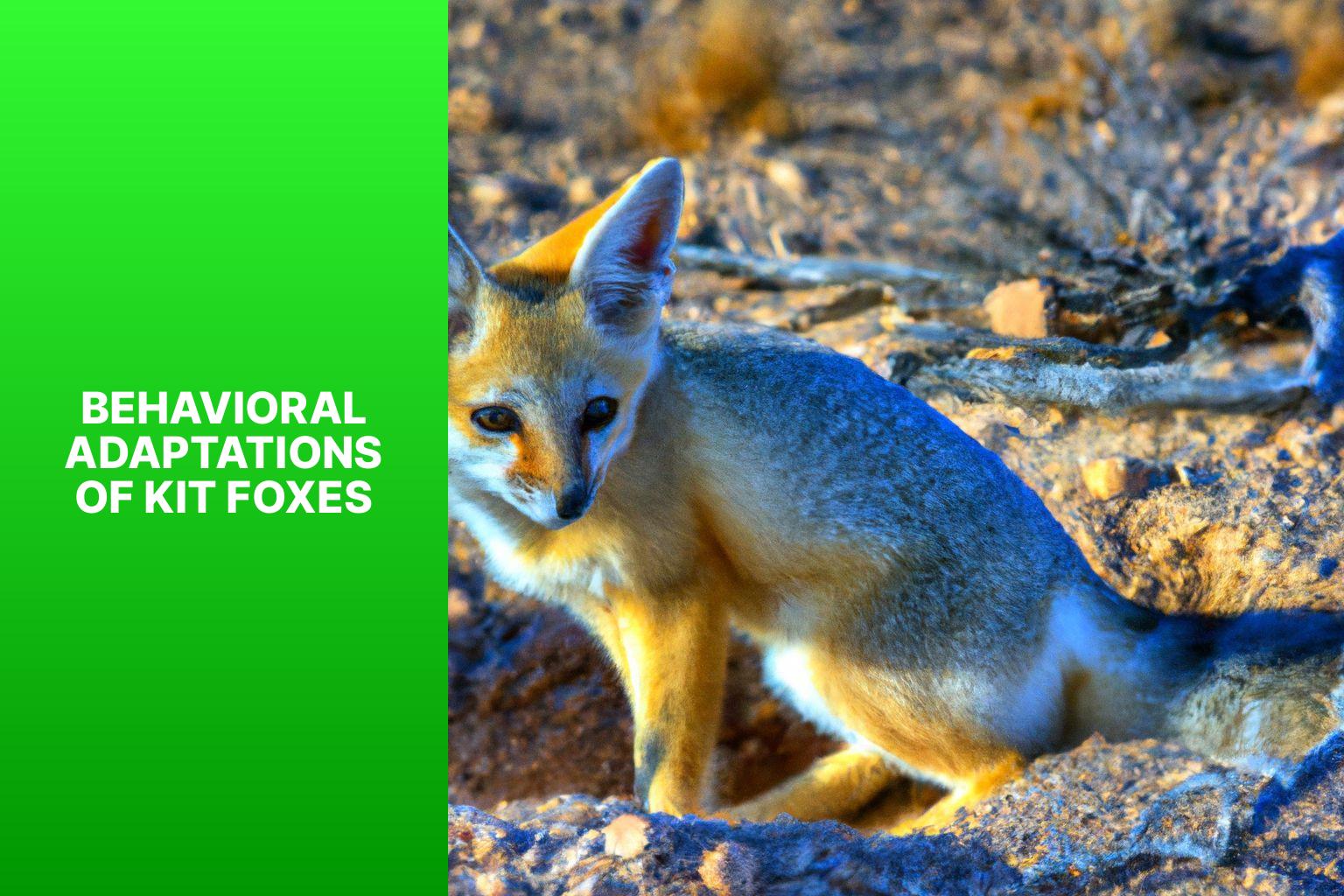Behavioral Adaptations of Kit Foxes - Kit Fox Adaptations 