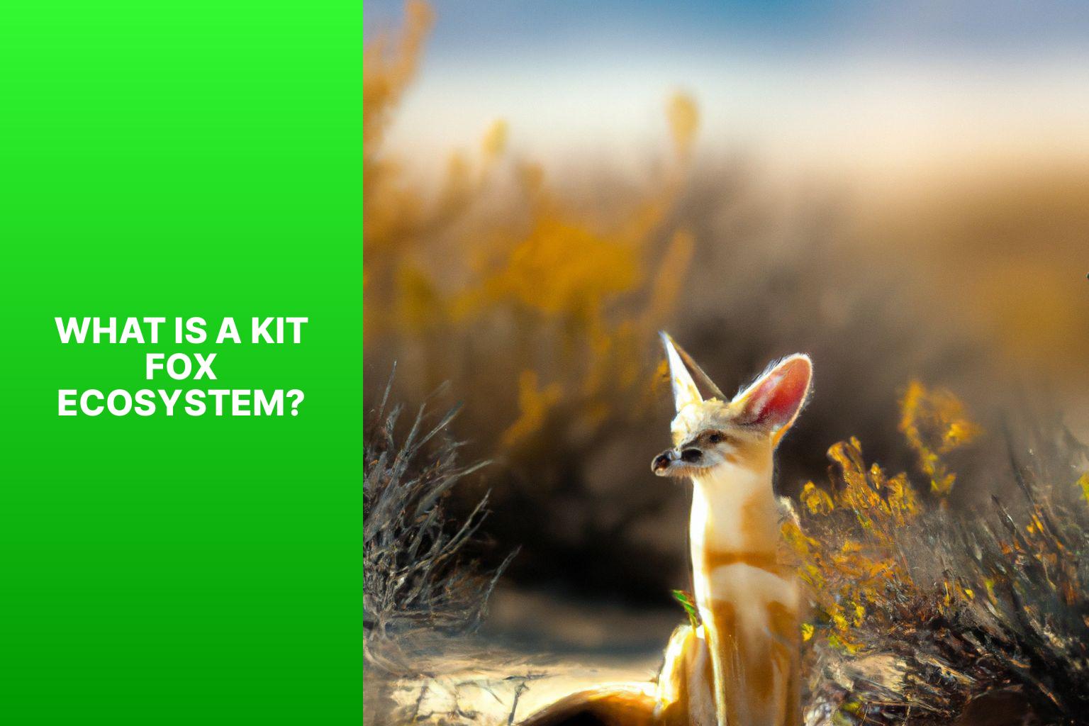 What is a Kit Fox Ecosystem? - Kit Fox Ecosystem 