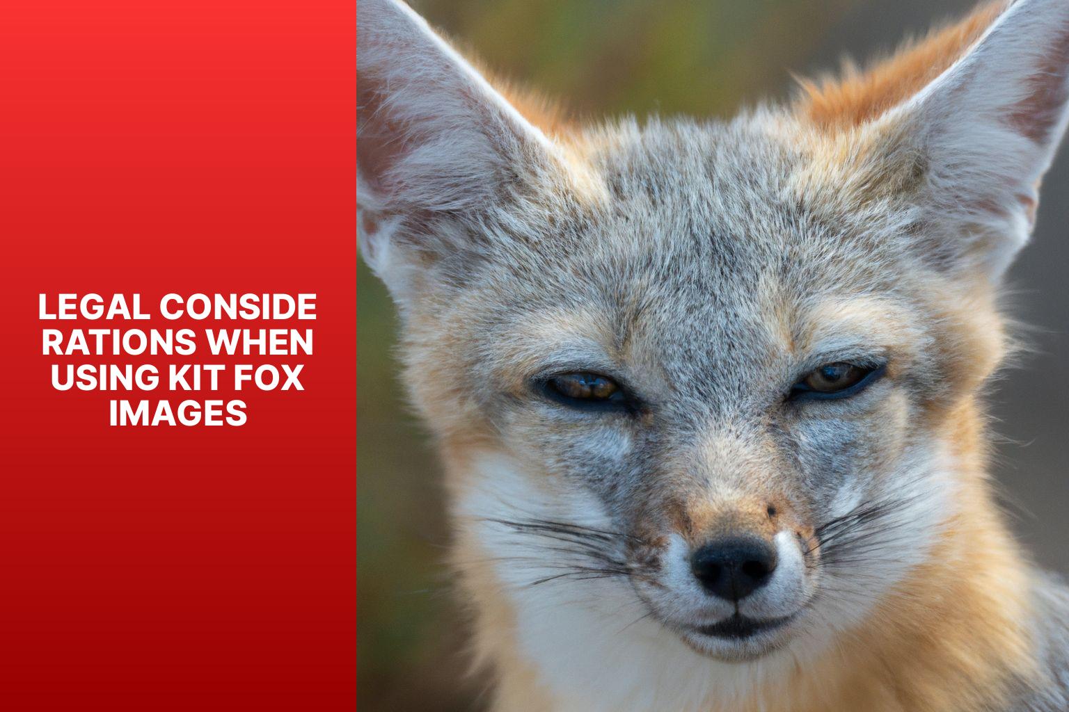 Legal Considerations When Using Kit Fox Images - Kit Fox Images 
