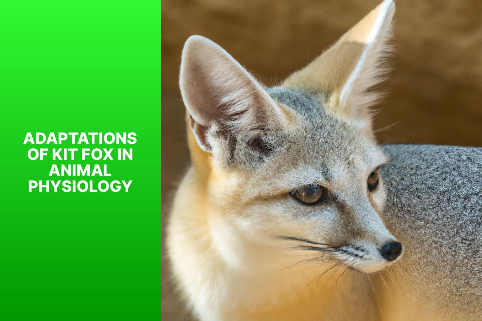 Adaptations of Kit Fox in Animal Physiology - Kit Fox in Animal Physiology 