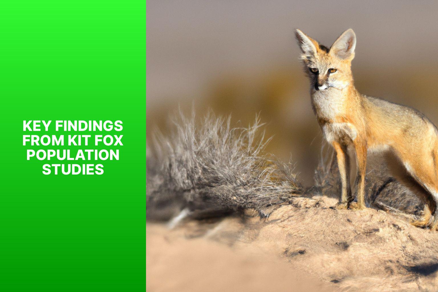 Key Findings from Kit Fox Population Studies - Kit Fox in Animal Population Studies 