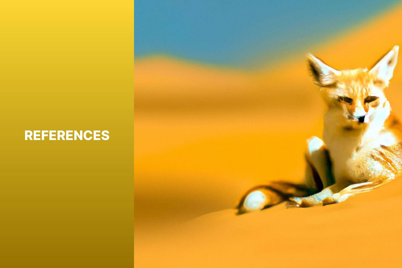 References - Kit Fox in Desert 