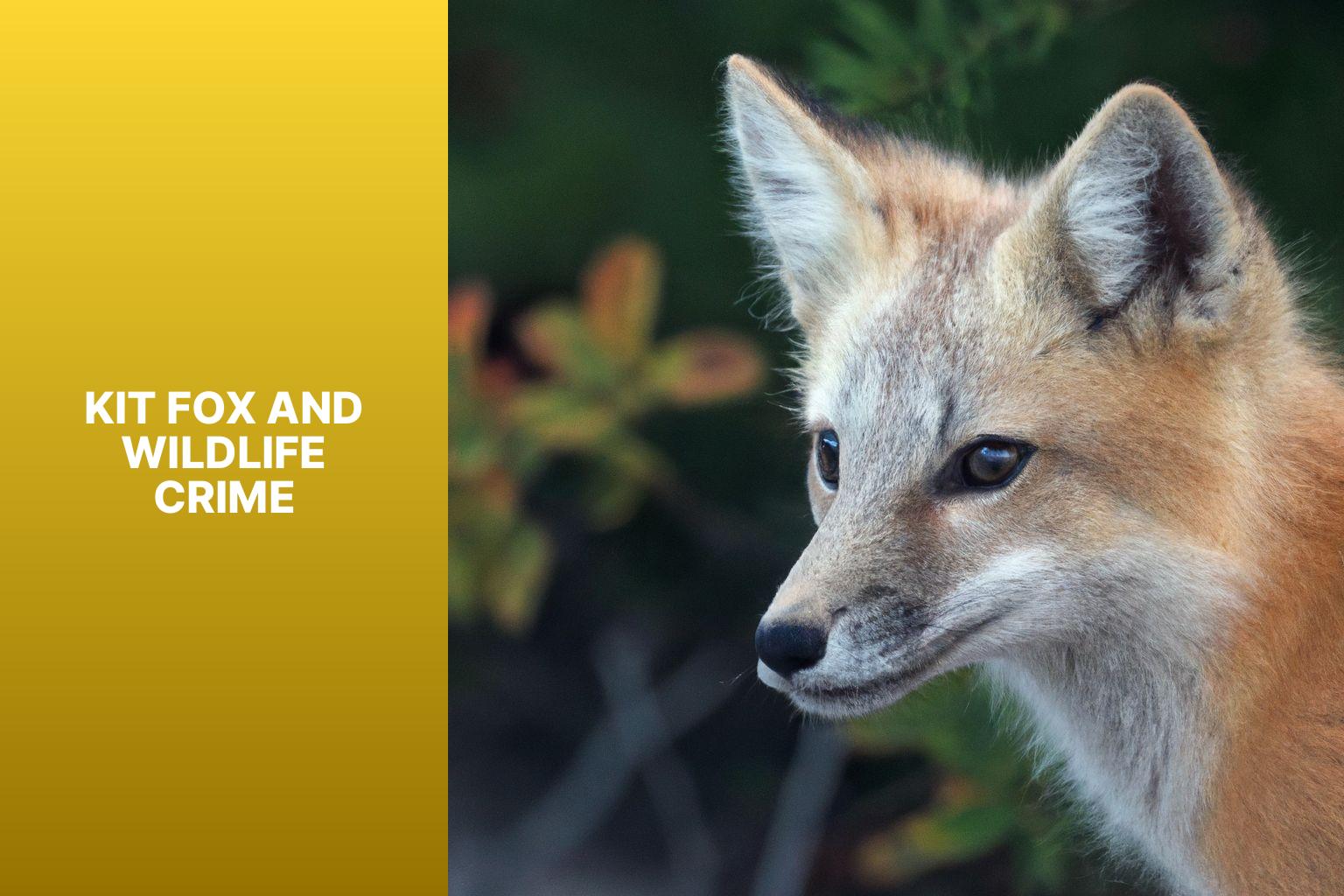 Kit Fox and Wildlife Crime - Kit Fox in Wildlife Crime Investigation 