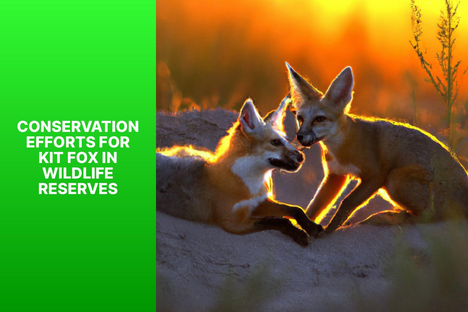 Conservation Efforts for Kit Fox in Wildlife Reserves - Kit Fox in Wildlife Reserves 