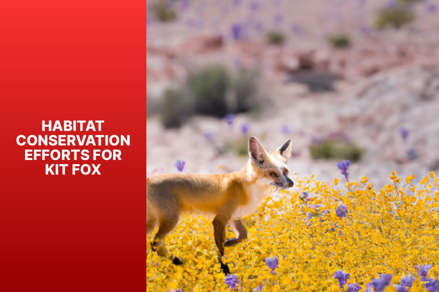 Habitat Conservation Efforts for Kit Fox - Kit Fox Legal Protection 