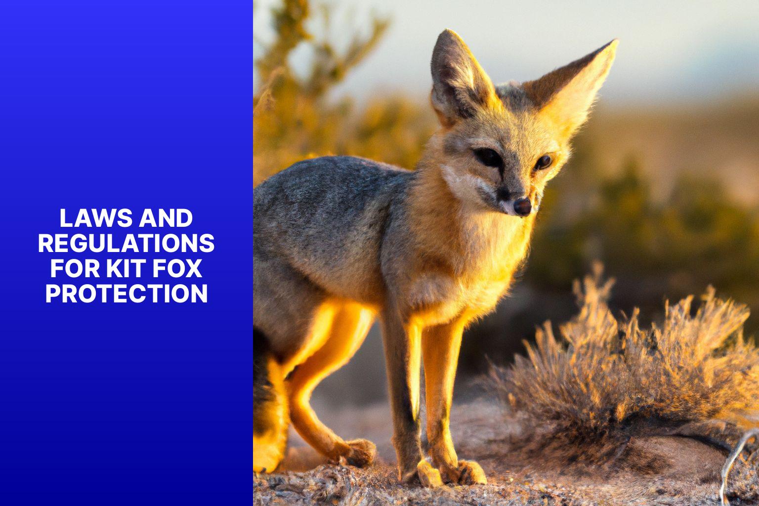 Laws and Regulations for Kit Fox Protection - Kit Fox Legal Protection 