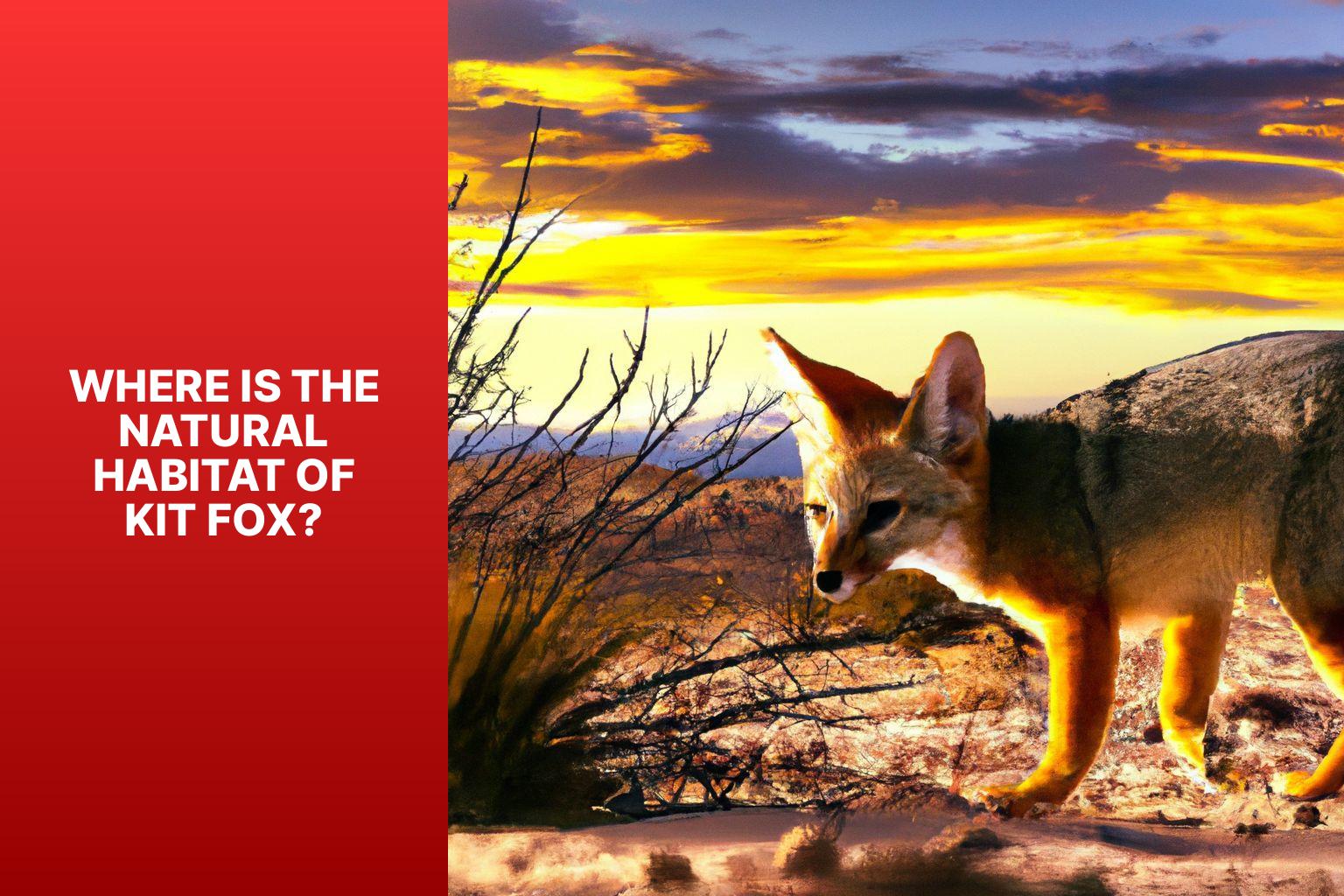 Where is the Natural Habitat of Kit Fox? - Kit Fox Natural Habitat 