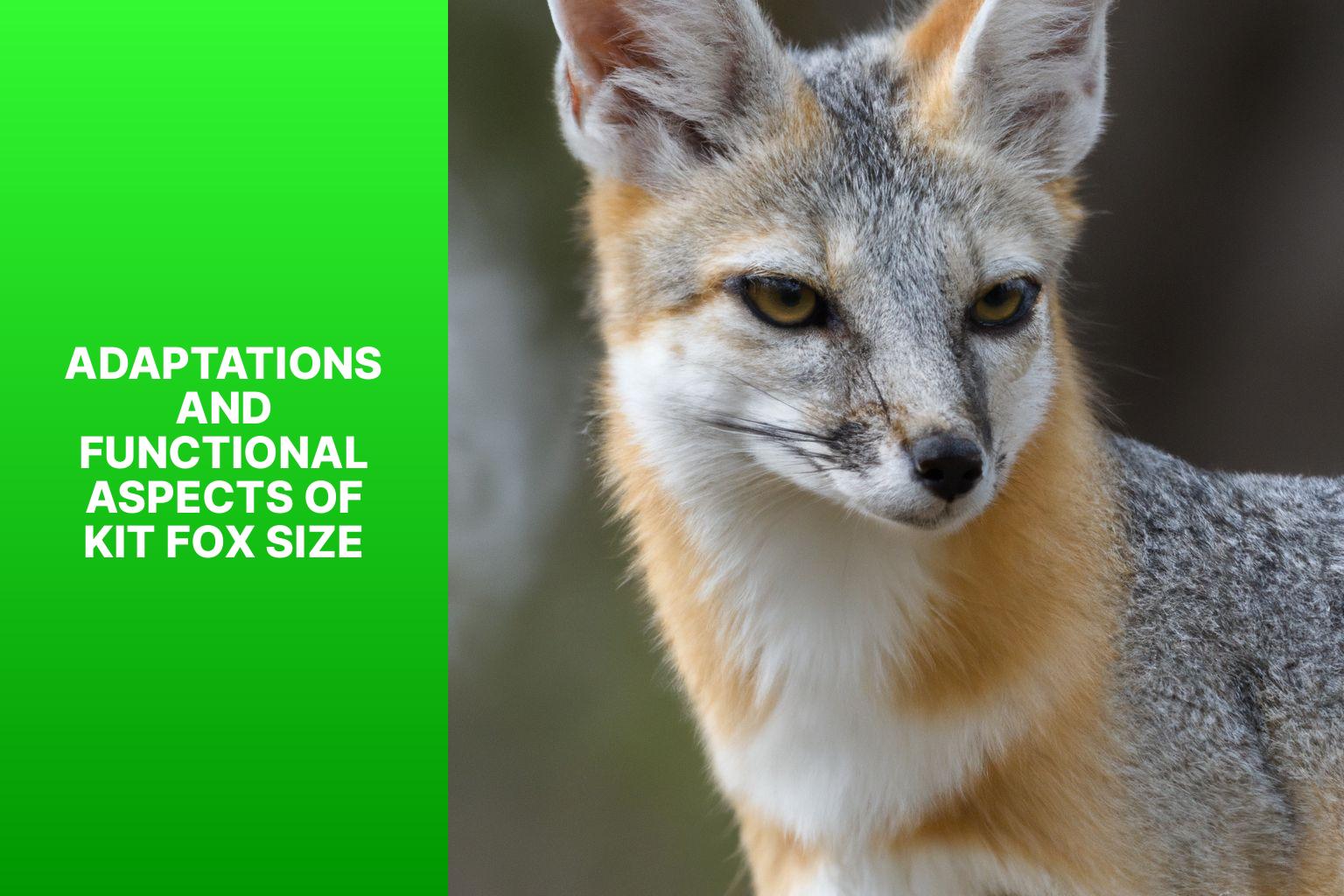 Adaptations and Functional Aspects of Kit Fox Size - Kit Fox Size 
