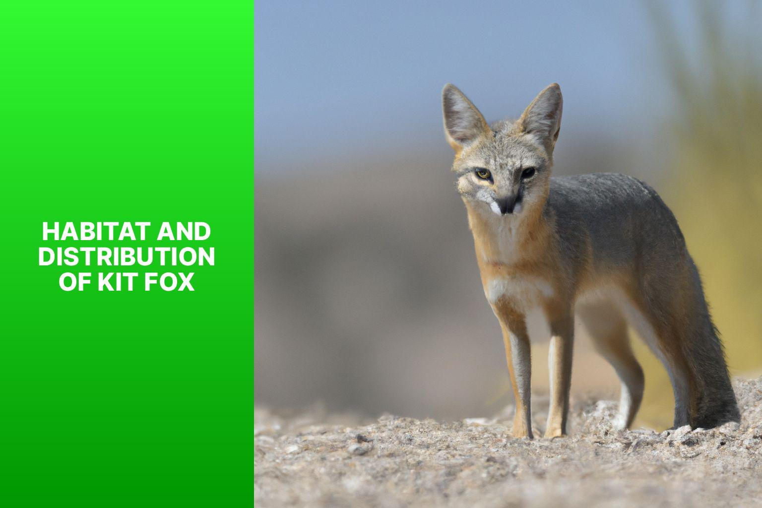 Habitat and Distribution of Kit Fox - Kit Fox Species 