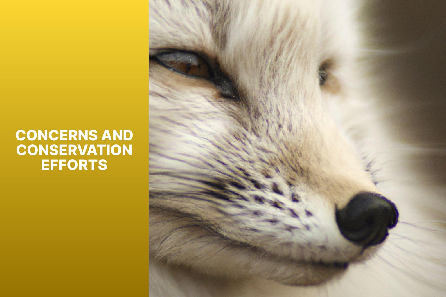 Concerns and Conservation Efforts - Pale Fox Fur 