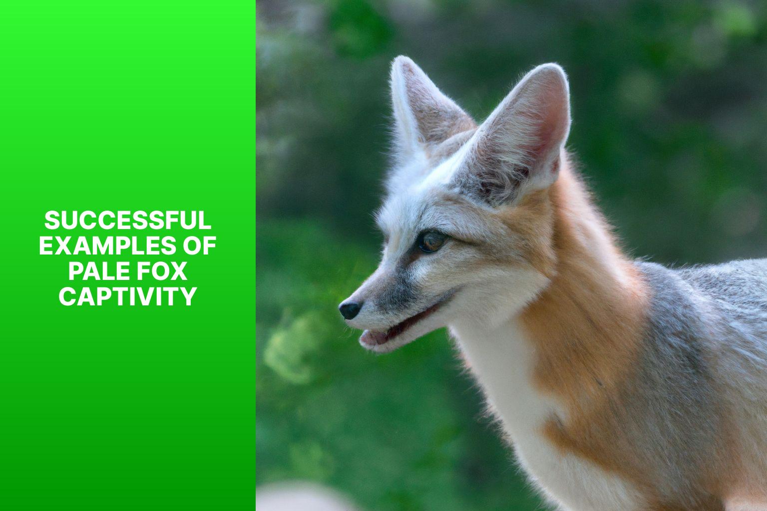 Successful Examples of Pale Fox Captivity - Pale Fox in Captivity 