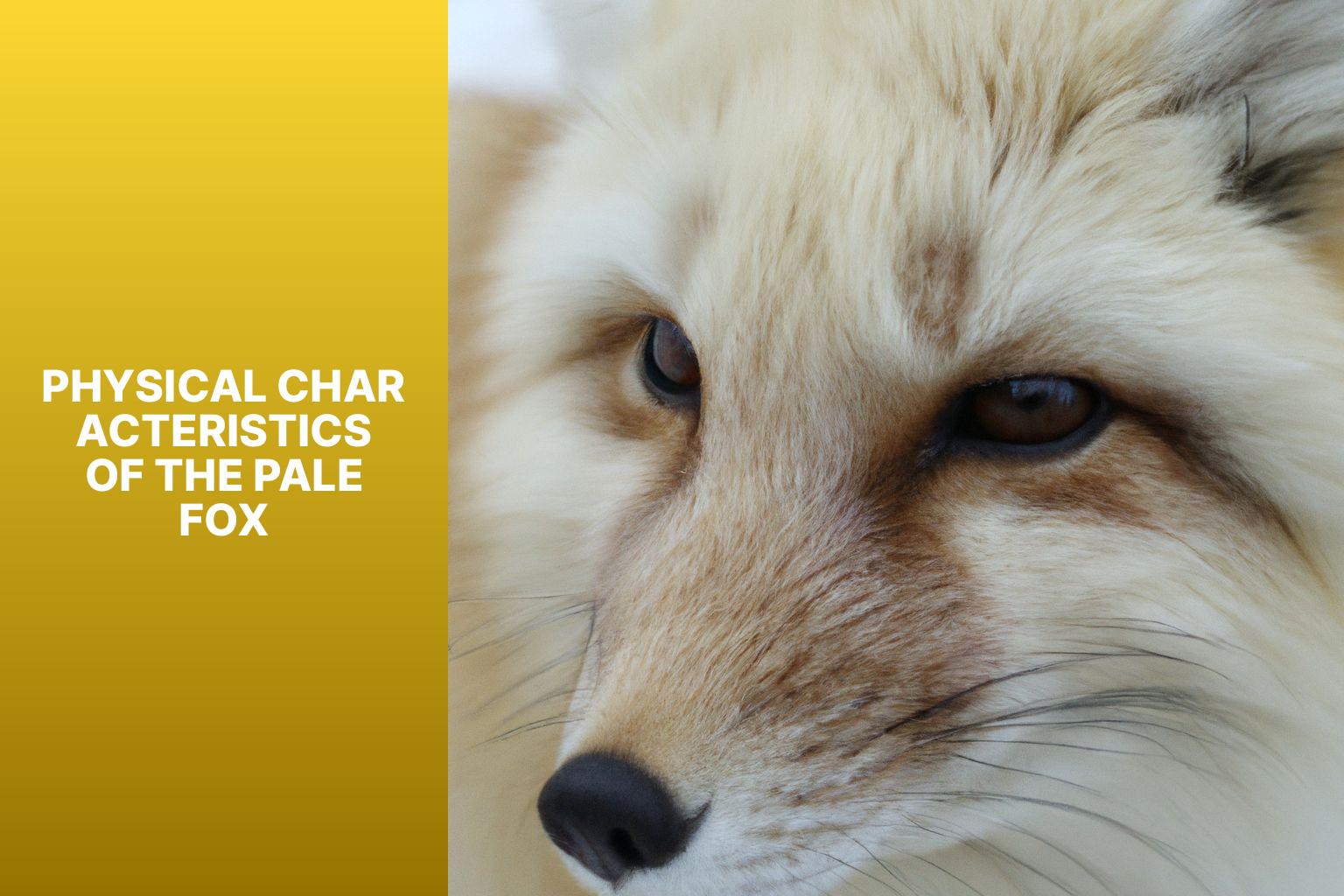 Physical Characteristics of the Pale Fox - Pale Fox Trivia 