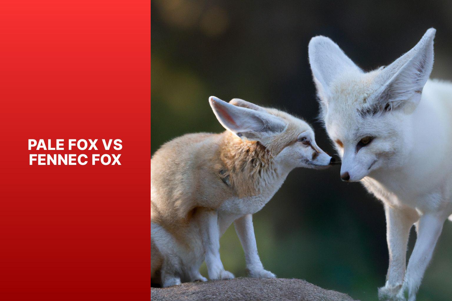 Pale Fox vs Fennec Fox: A Comparative Study of Habitats and Adaptations