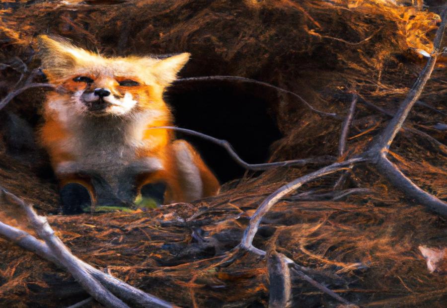 Benefits and Functions of Red Fox Dens - Red Fox Den Characteristics 