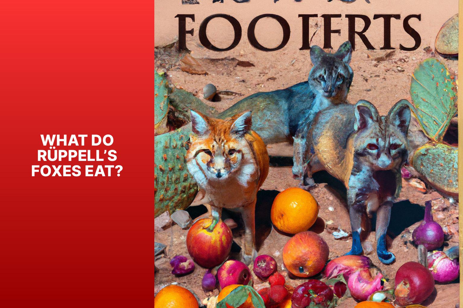 What Do R ppell s Foxes Eat? - R ppell s Fox Diet 
