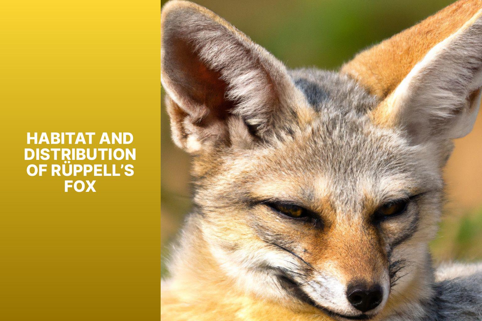 Habitat and Distribution of R ppell s Fox - R ppell s Fox Distribution 