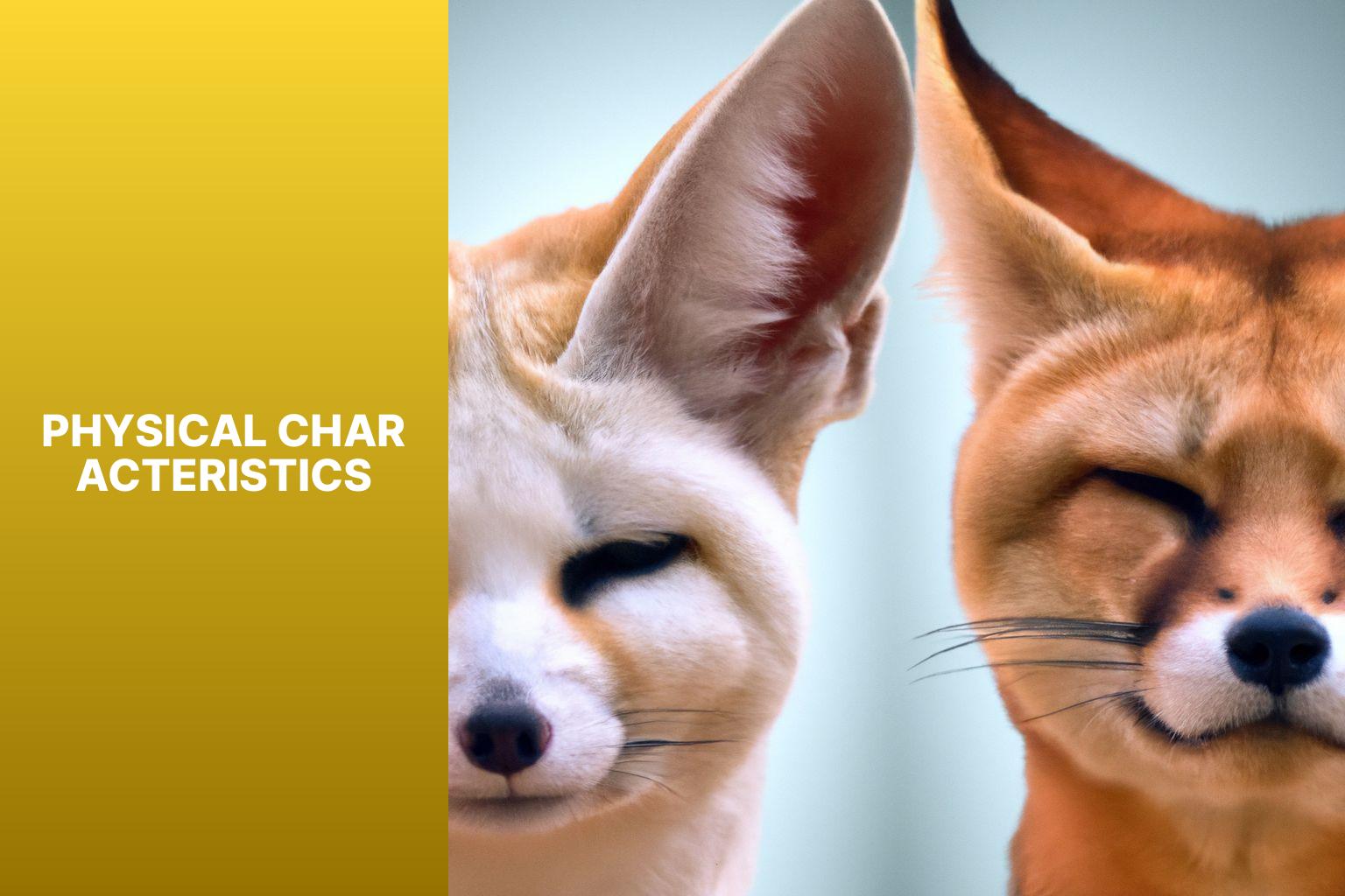 Physical Characteristics - R ppell s Fox vs Fennec Fox 