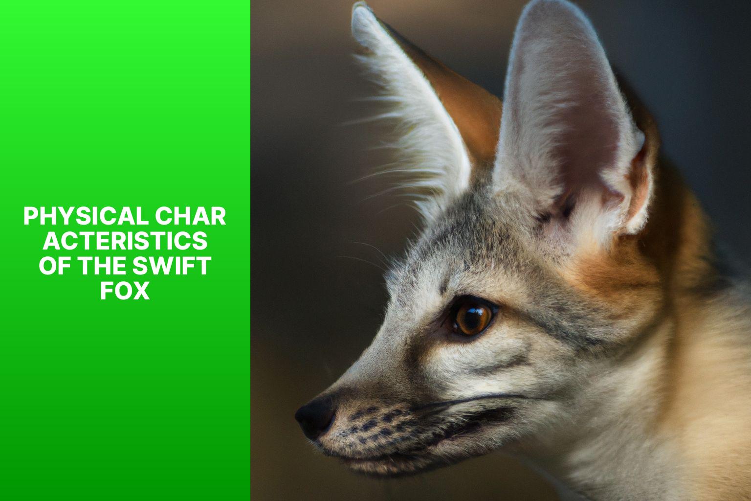 Physical Characteristics of the Swift Fox - Swift Fox Fun Facts 