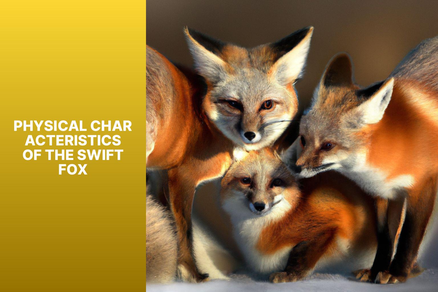Physical Characteristics of the Swift Fox - Swift Fox Size Comparison 