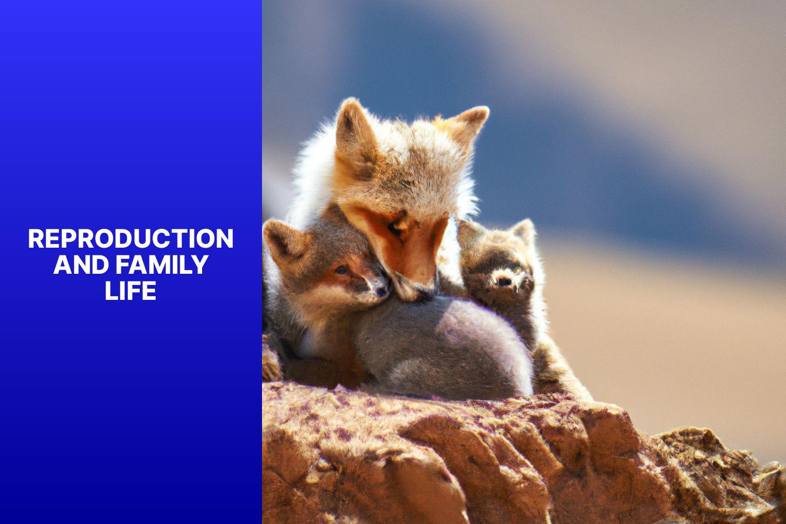Reproduction and Family Life - Tibetan Fox behavior 