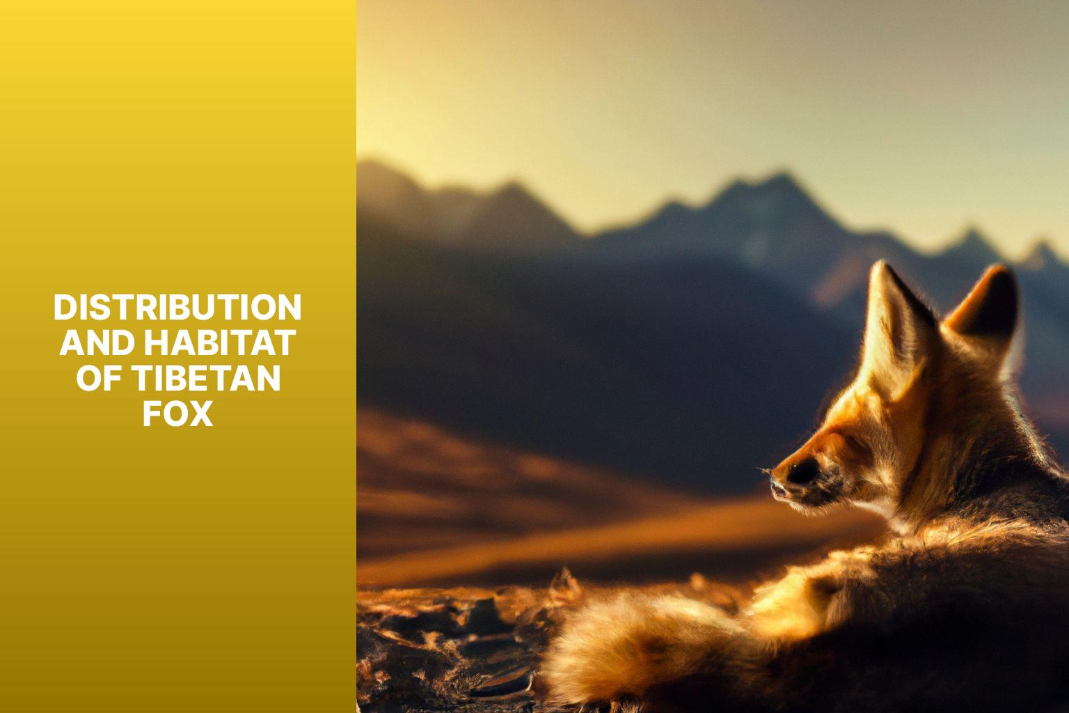 Distribution and Habitat of Tibetan Fox - Tibetan Fox facts 