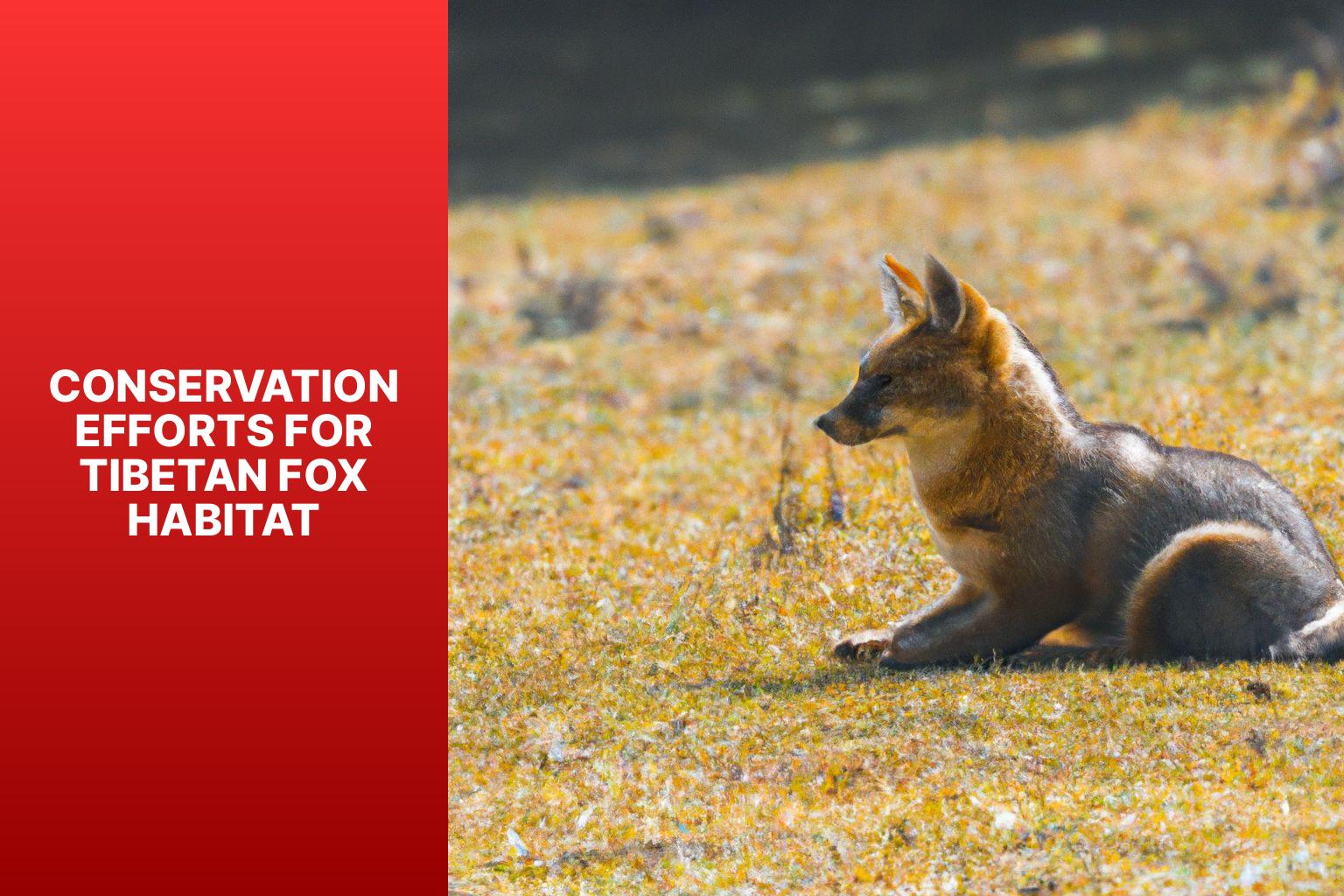 Conservation Efforts for Tibetan Fox Habitat - Tibetan Fox habitat 