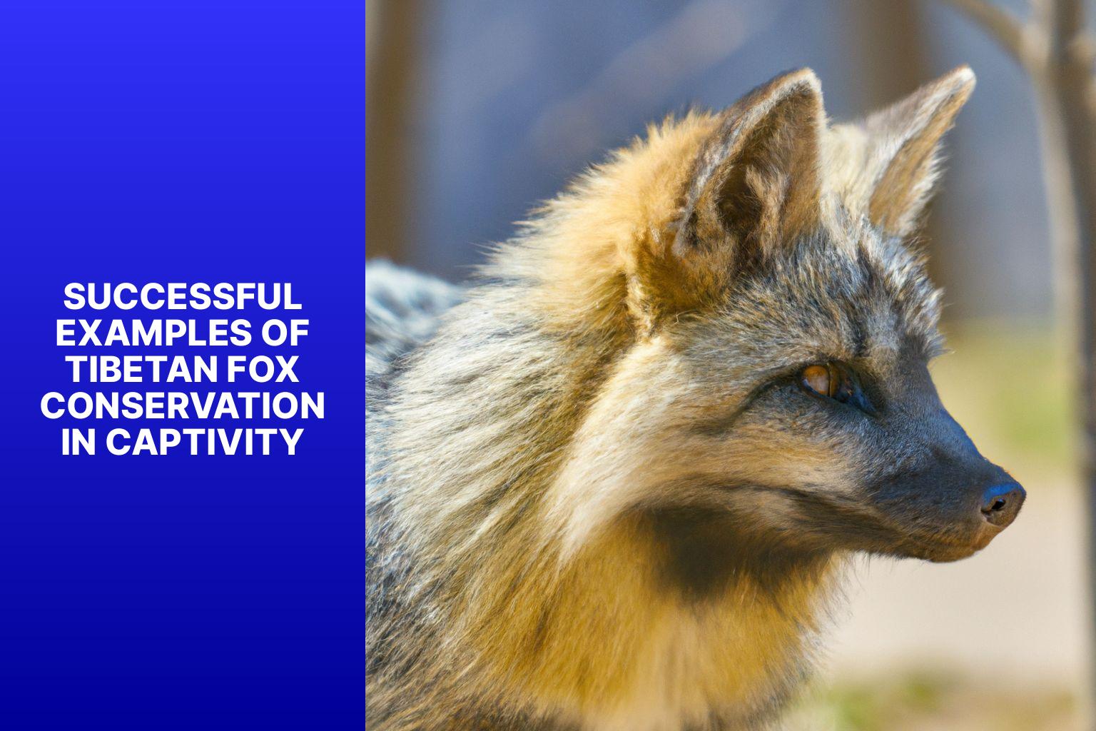 Successful Examples of Tibetan Fox Conservation in Captivity - Tibetan Fox in captivity 