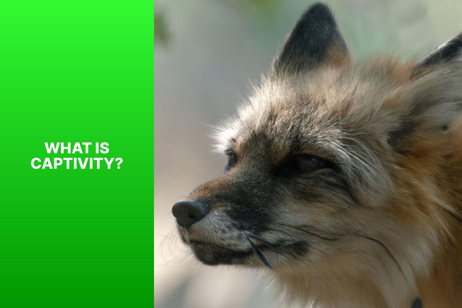 What is Captivity? - Tibetan Fox in captivity 