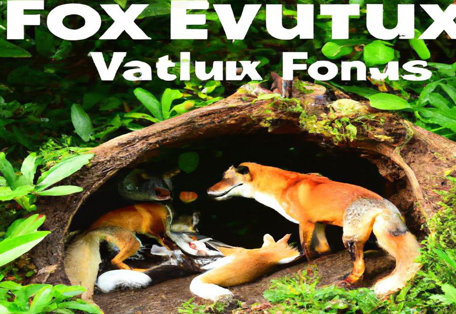 The Reproduction and Life Cycle of Vulpes Cana - Vulpes Cana in Tonga 