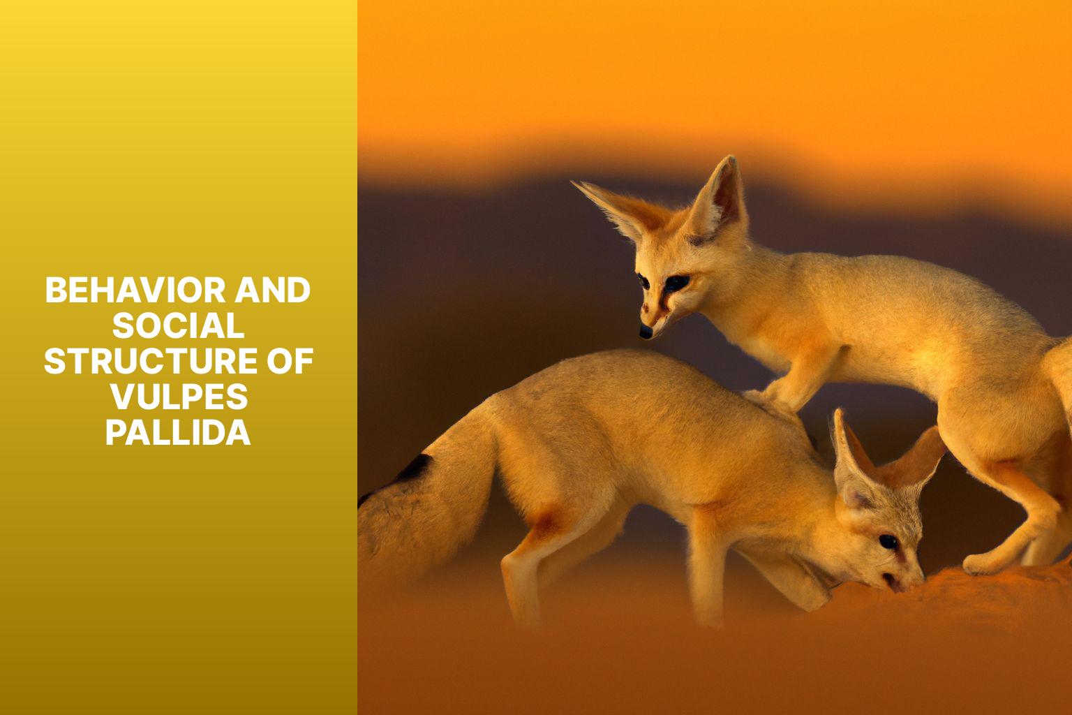 Behavior and Social Structure of Vulpes Pallida - Vulpes Pallida Research 