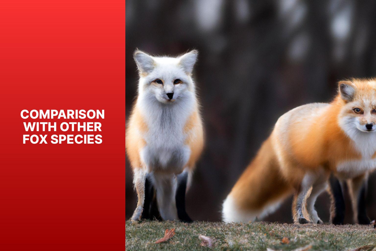 Comparison with Other Fox Species - Vulpes Pallida Size 