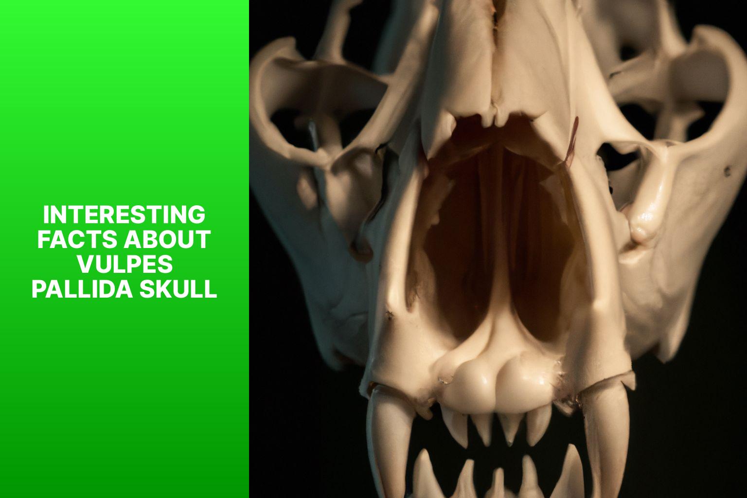 Interesting Facts about Vulpes Pallida Skull - Vulpes Pallida Skull 