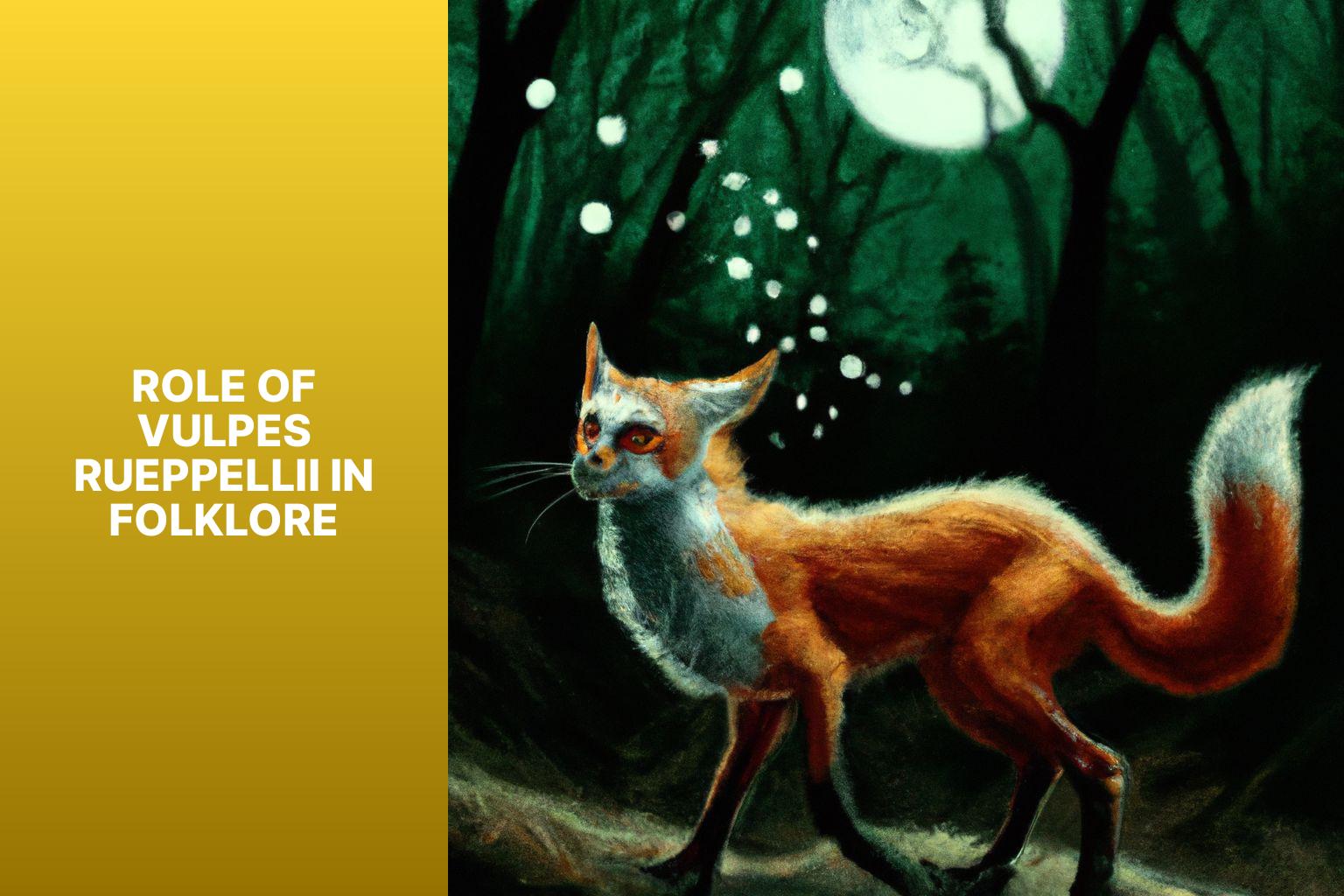 Role of Vulpes rueppellii in Folklore - Vulpes rueppellii in Folklore 